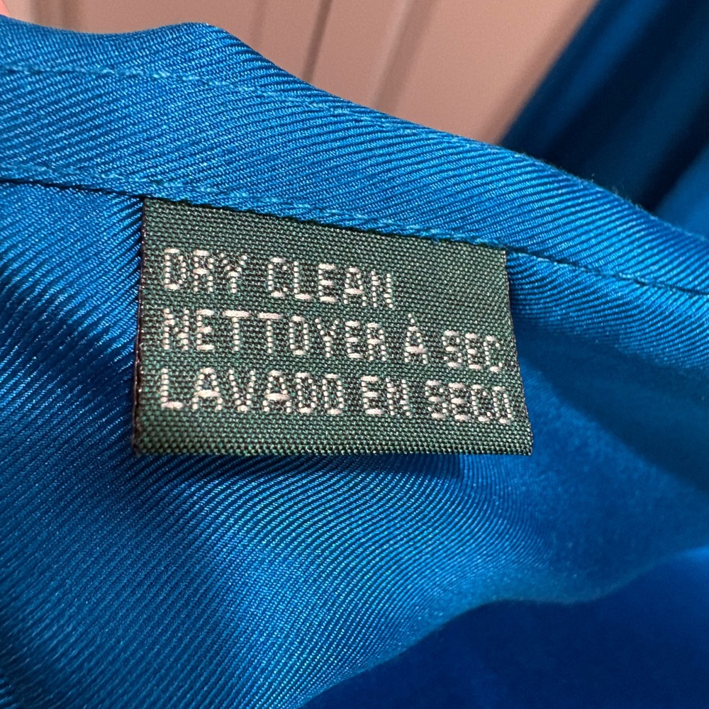 Ralph Lauren Vibrant Blue Dress Shirt - Picture 3 of 5